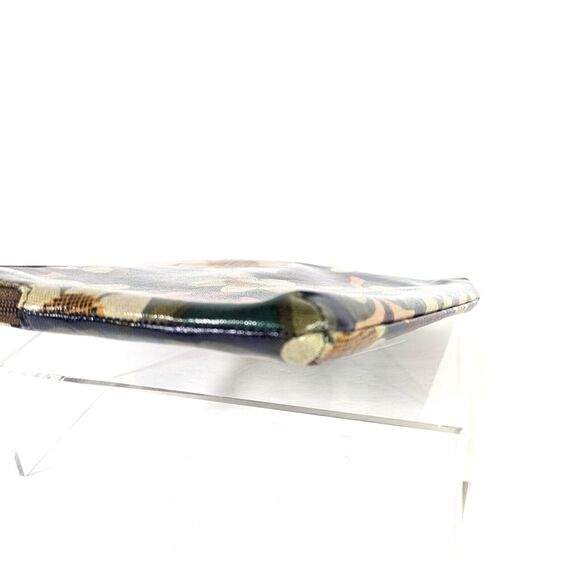 Fossil Key-Per Zipper Tablet iPad Makeup Case 8.5” X 10” Coated Canvas Floral - Picture 9 of 12